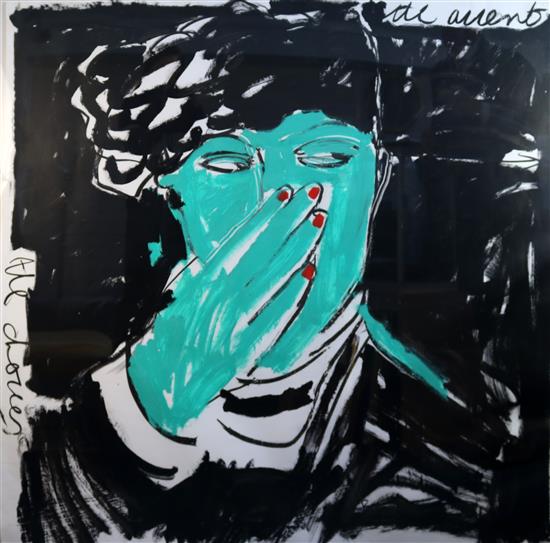 § Bruce McLean (1944-) The Accent, The Choices 54 x 54.5in.